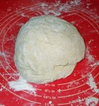 Mix or kneed in rest of flour.