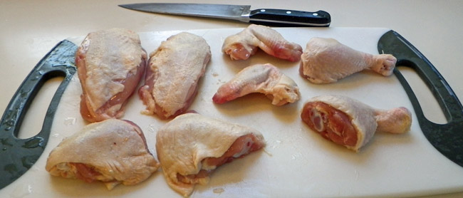 Chicken Cut Into Parts